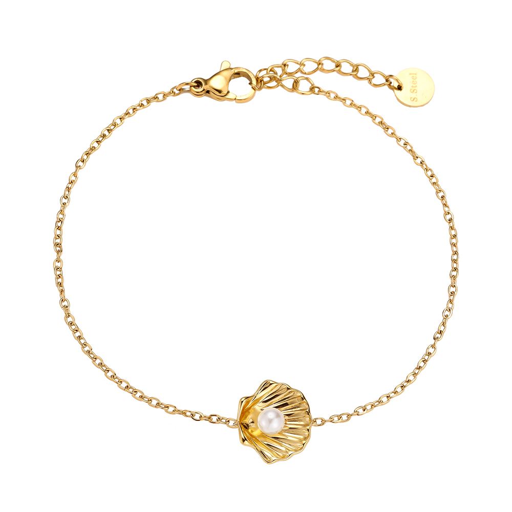 Bracelet coquillage et perle