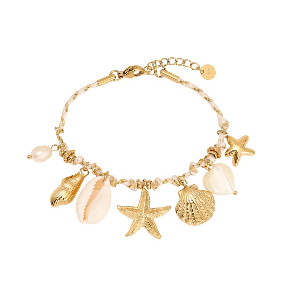 Bracelet étoile de mer et coquillage