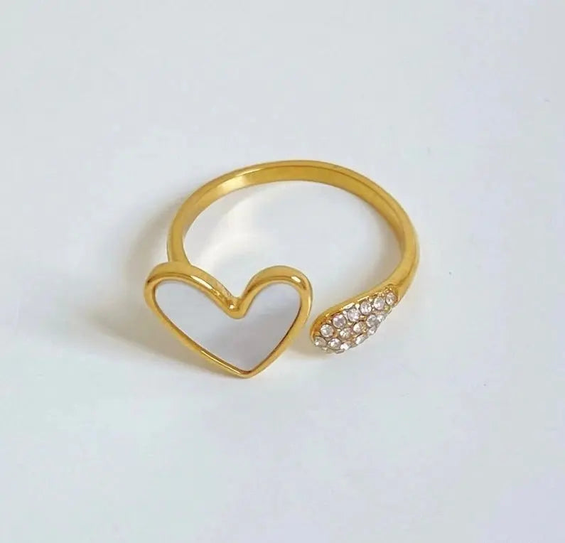 Bague ajustable cœur ODE D’ORIENT