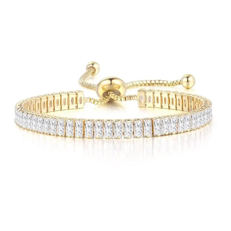 Bracelet ajustable pierre rectangles ODE D’ORIENT