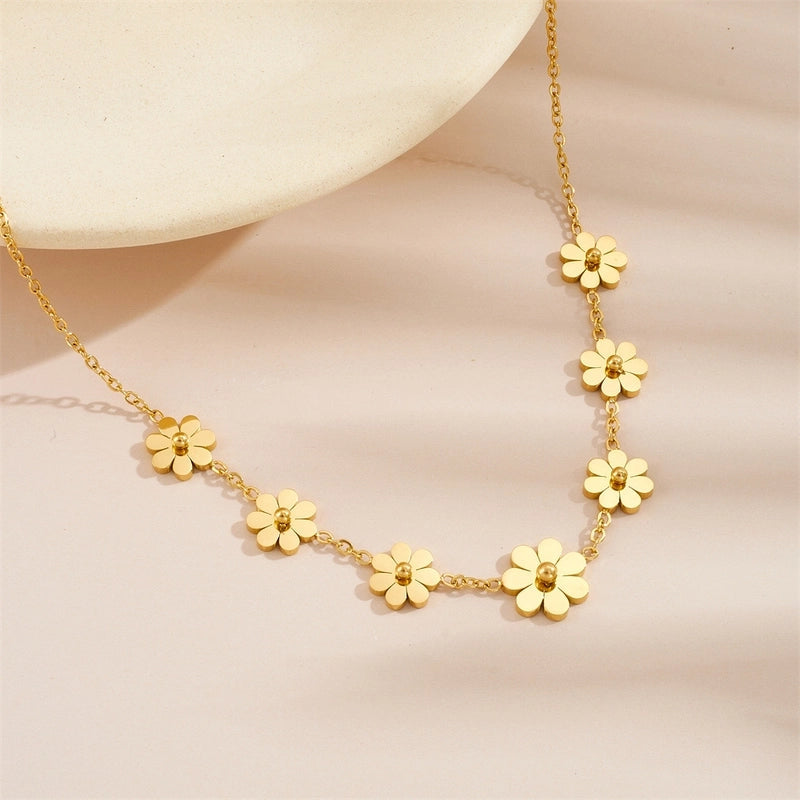 Collier fleurs