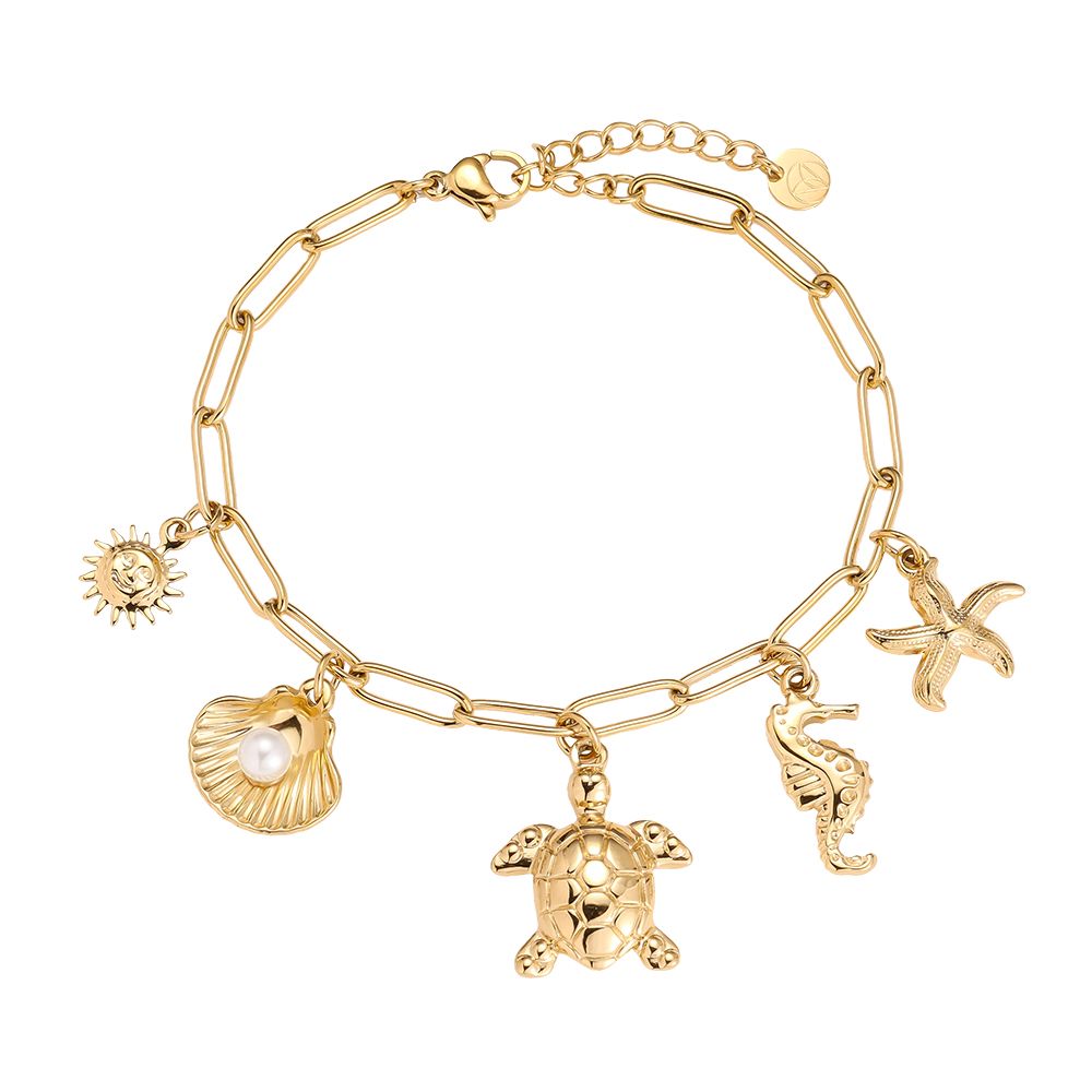 Bracelet charms tortue