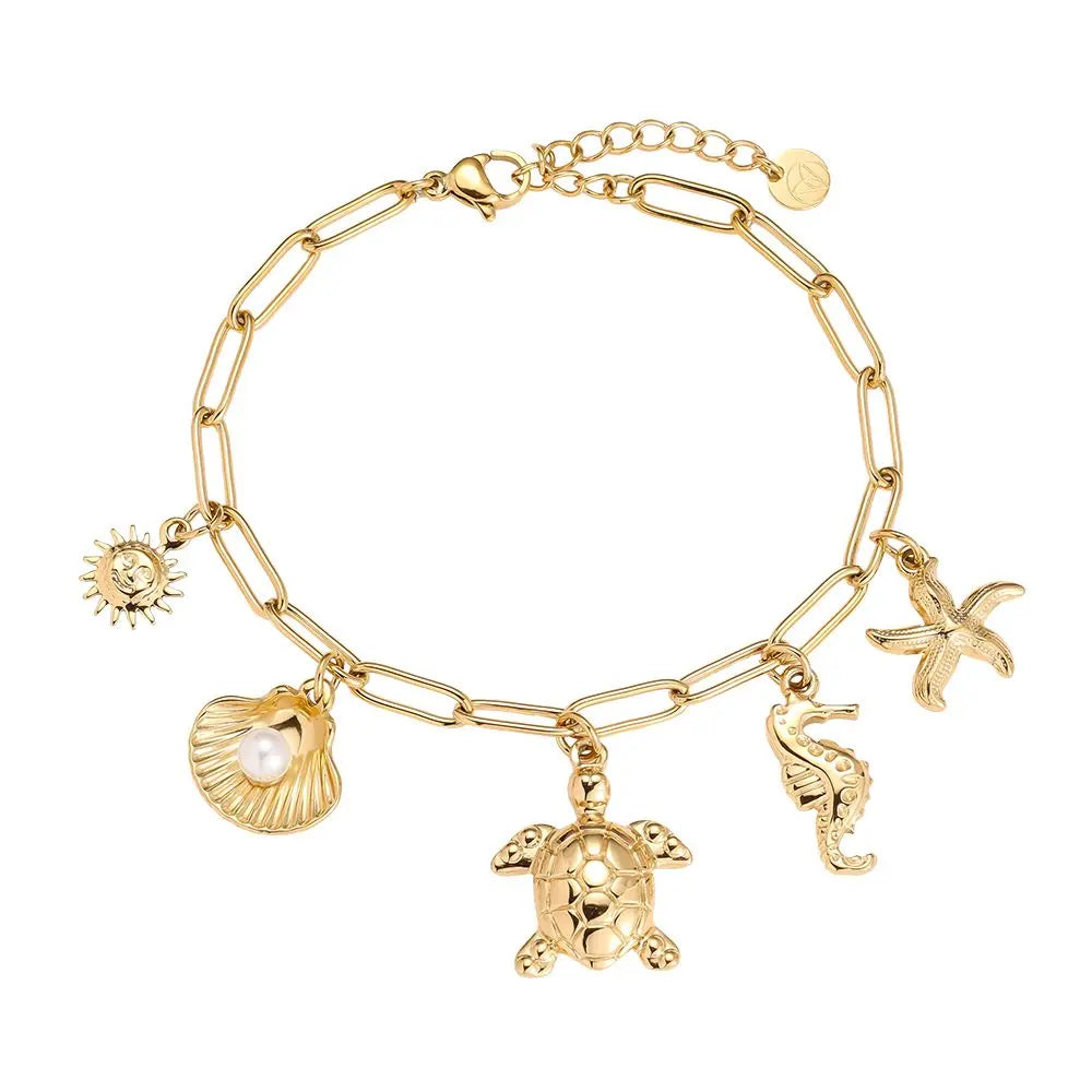 Bracelet charms tortue ODE D’ORIENT