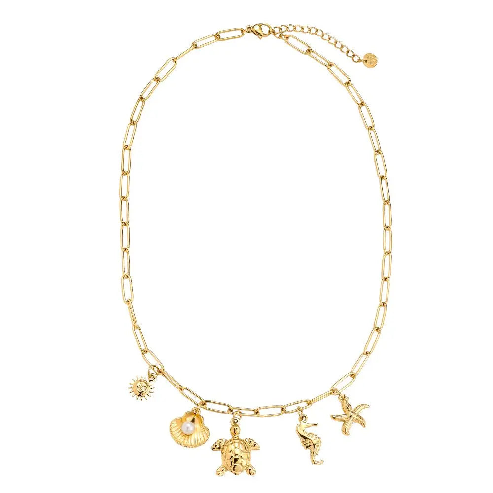 Collier charms tortue ODE D’ORIENT