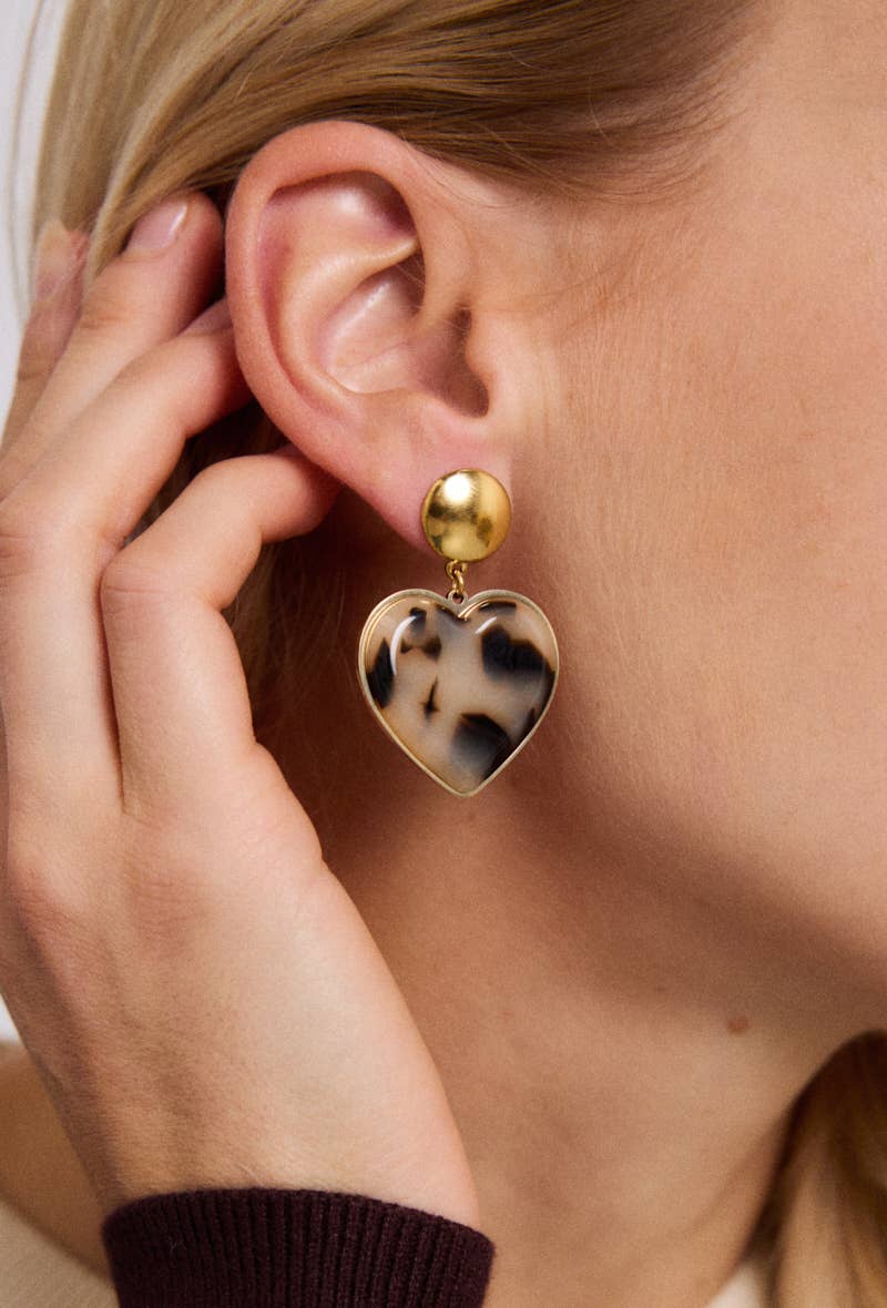 Boucles d'oreille en acier inoxydable : Or / 100% Acier inoxydable BYREN | ÉLINE L'ATELIER