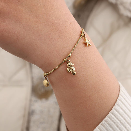 Bracelet charms thème mer