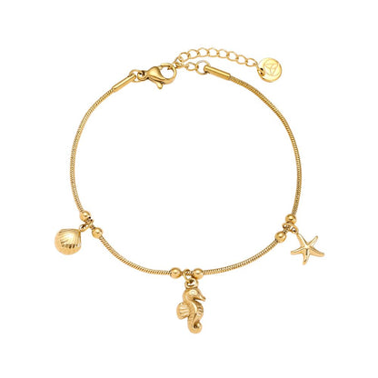 Bracelet charms thème mer