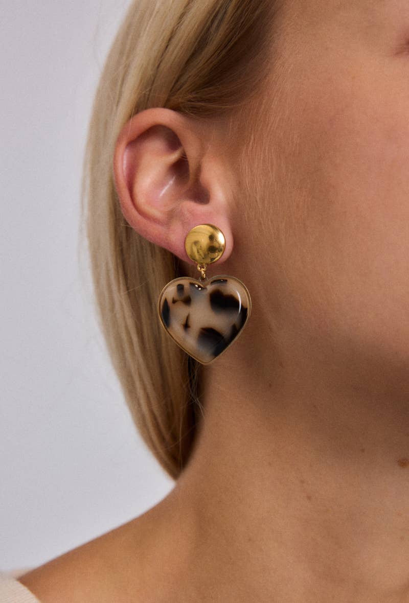 Boucles d'oreille en acier inoxydable : Or / 100% Acier inoxydable BYREN | ÉLINE L'ATELIER