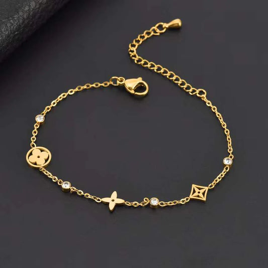 Bracelet étoile et strass
