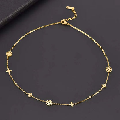 Collier étoile et strass