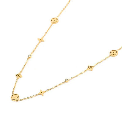 Collier étoile et strass