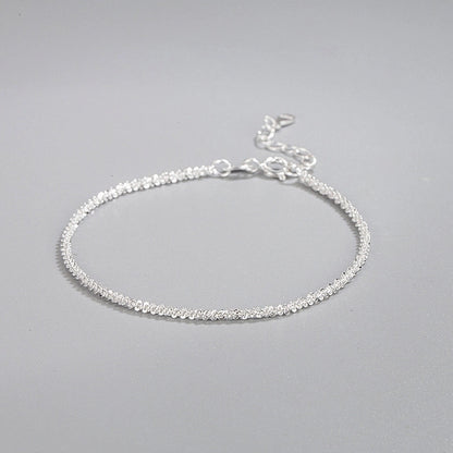 Bracelet vague argenté