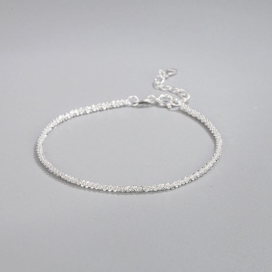 Bracelet vague argenté