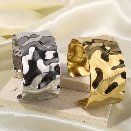Bracelet jonc martelé
