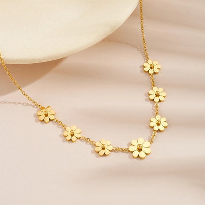 Collier fleurs