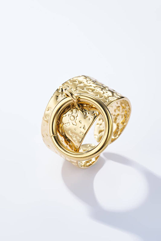 Bague en acier inoxydable : Or BYREN | ÉLINE L'ATELIER